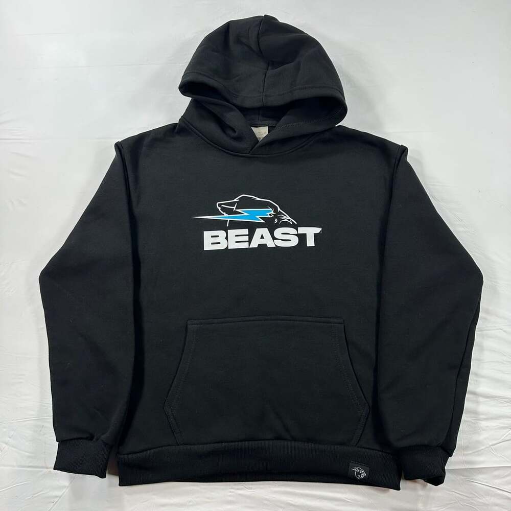 MrBeast Youth Hoodie Size YXL Black Pullover Sweatshirt Boys